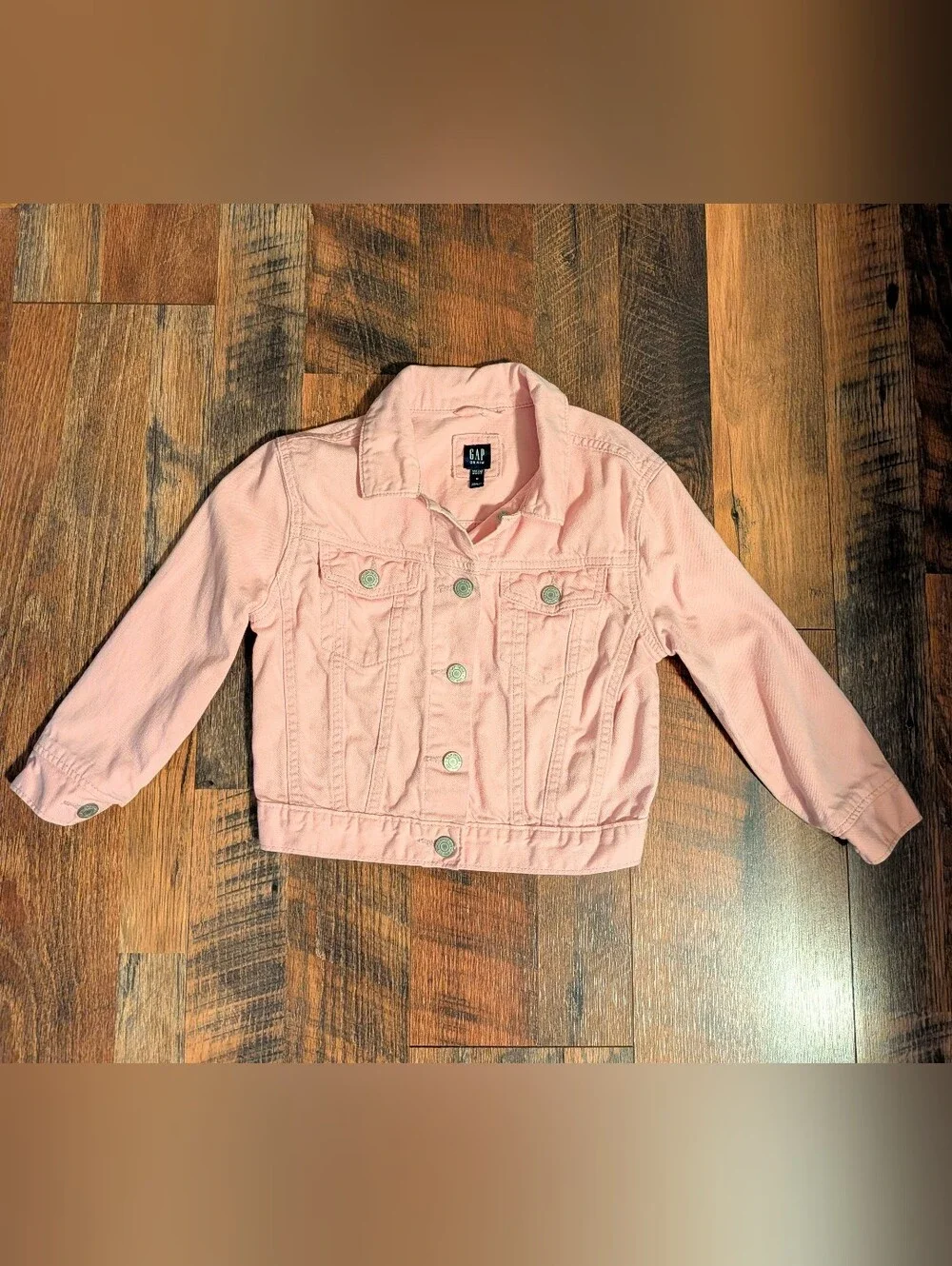 GAP Girls' Pink Denim Jacket
